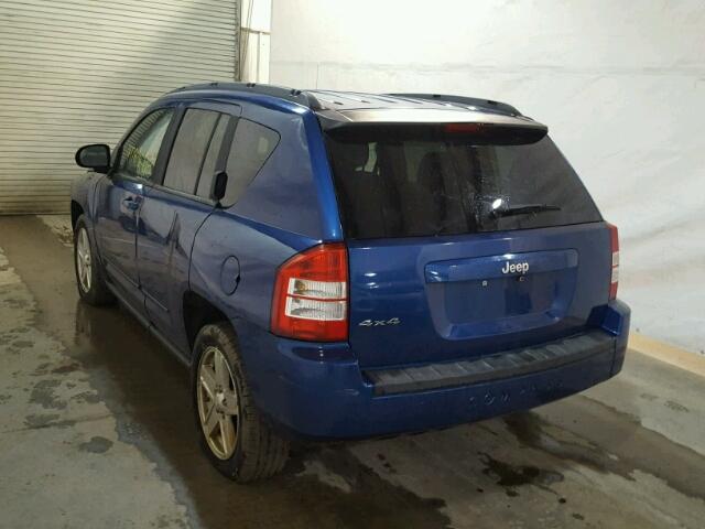 1J4NF4FB1AD557430 - 2010 JEEP COMPASS SP BLUE photo 3