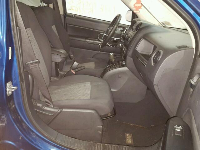 1J4NF4FB1AD557430 - 2010 JEEP COMPASS SP BLUE photo 5