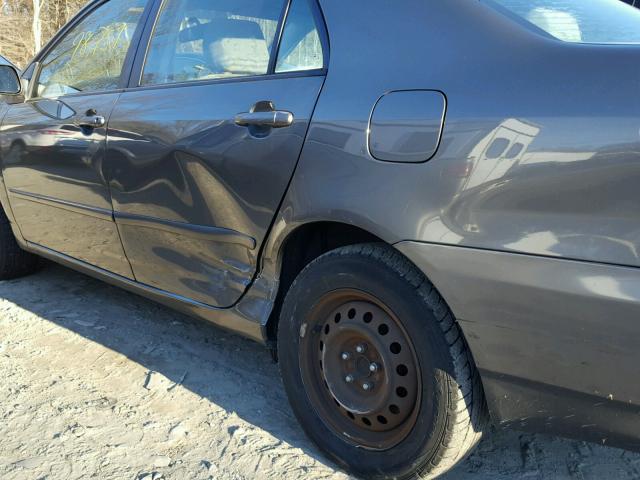 2T1BR32E37C754521 - 2007 TOYOTA COROLLA CE GRAY photo 9