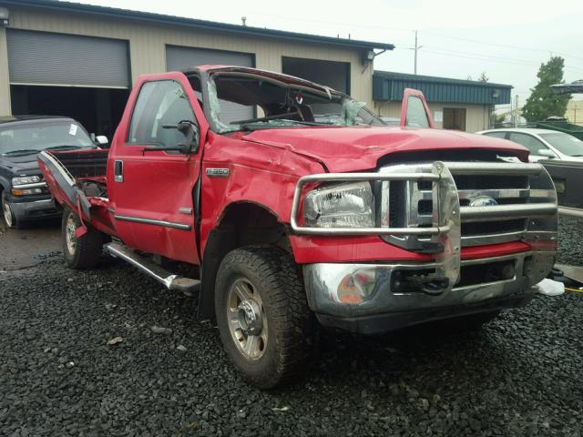 1FTWX31P76EC30388 - 2006 FORD F350 SRW S RED photo 1