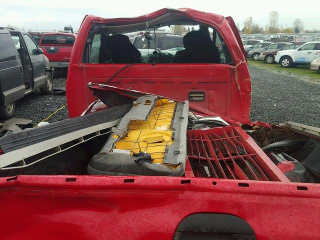 1FTWX31P76EC30388 - 2006 FORD F350 SRW S RED photo 9