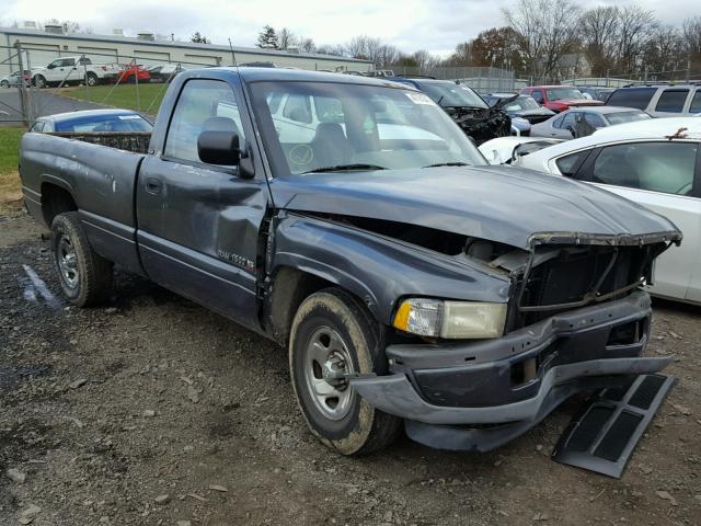 1B7HC16X2TS614593 - 1996 DODGE RAM 1500 BLACK photo 1