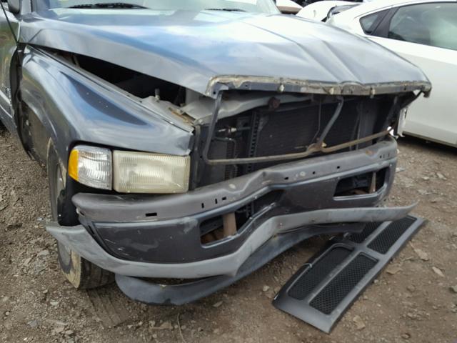 1B7HC16X2TS614593 - 1996 DODGE RAM 1500 BLACK photo 9