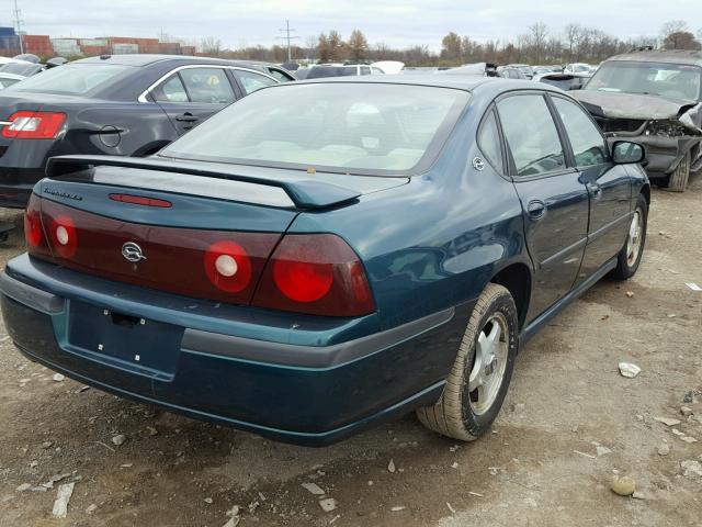 2G1WH55K6Y9300582 - 2000 CHEVROLET IMPALA LS GREEN photo 4