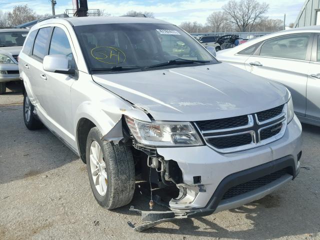 3C4PDCBGXDT546750 - 2013 DODGE JOURNEY SX SILVER photo 1