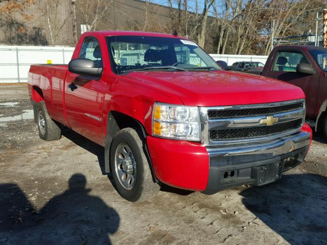 1GCEC14C29Z178699 - 2009 CHEVROLET SILVERADO RED photo 1