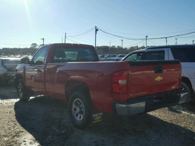 1GCEC14C29Z178699 - 2009 CHEVROLET SILVERADO RED photo 3