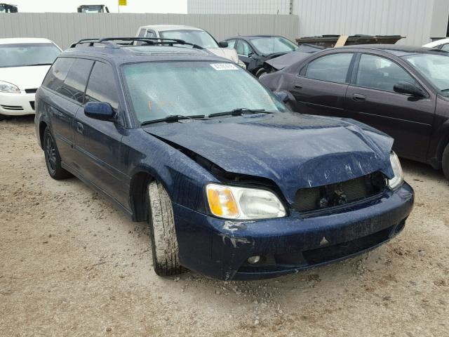 4S3BH635937301552 - 2003 SUBARU LEGACY L BLUE photo 1