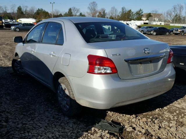 JTDBT903894046289 - 2009 TOYOTA YARIS SILVER photo 3