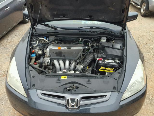 1HGCM56384A156000 - 2004 HONDA ACCORD LX BLUE photo 7