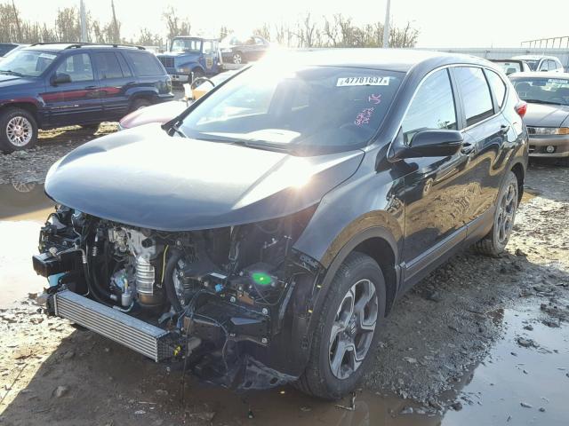 5J6RW2H53HL036397 - 2017 HONDA CR-V EX მწვანე ფოტო 2