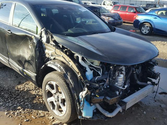 5J6RW2H53HL036397 - 2017 HONDA CR-V EX მწვანე ფოტო 9