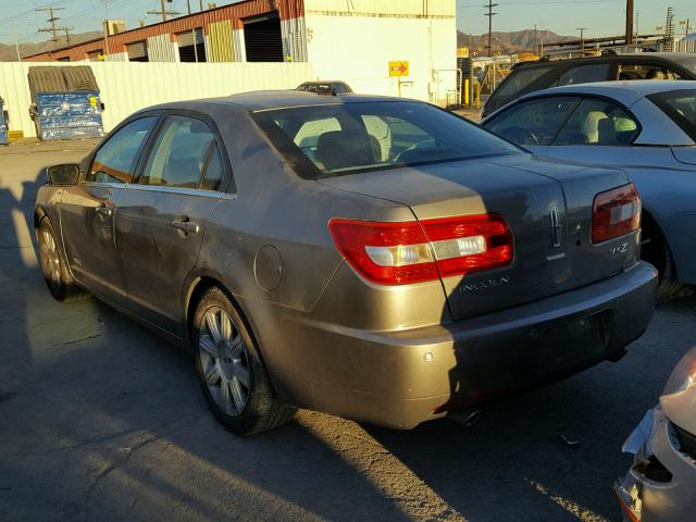 3LNHM26T08R668134 - 2008 LINCOLN MKZ GRAY photo 3