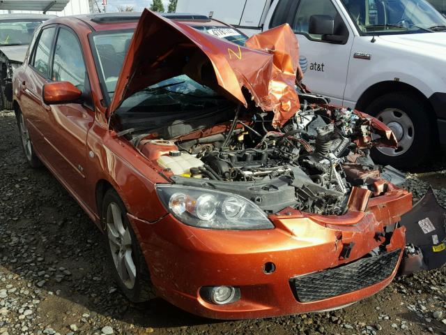 JM1BK343841188808 - 2004 MAZDA 3 HATCHBAC ORANGE photo 1