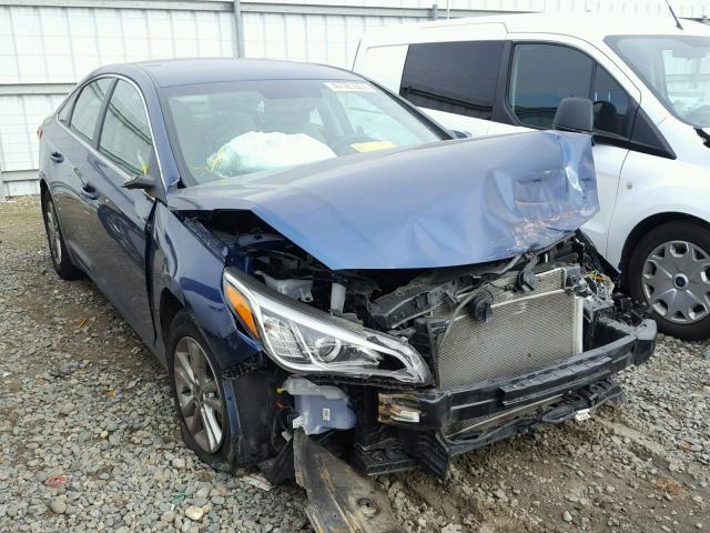 5NPE24AF7GH333660 - 2016 HYUNDAI SONATA SE BLUE photo 1