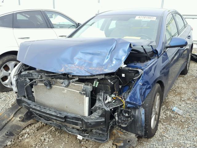 5NPE24AF7GH333660 - 2016 HYUNDAI SONATA SE BLUE photo 2