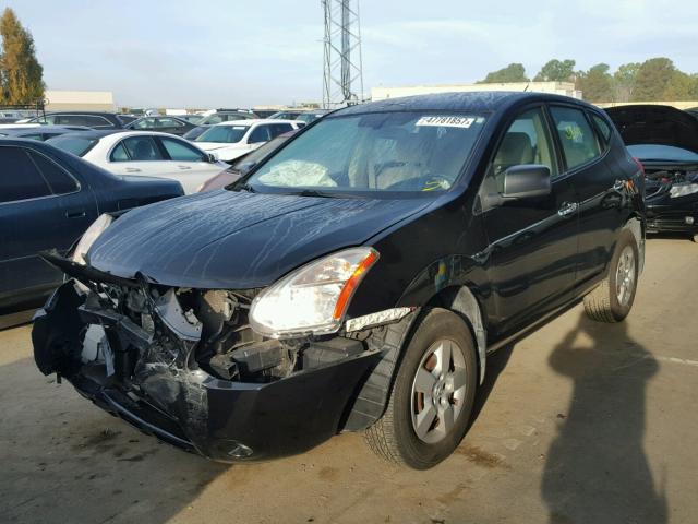 JN8AS5MT8AW017731 - 2010 NISSAN ROGUE S BLACK photo 2