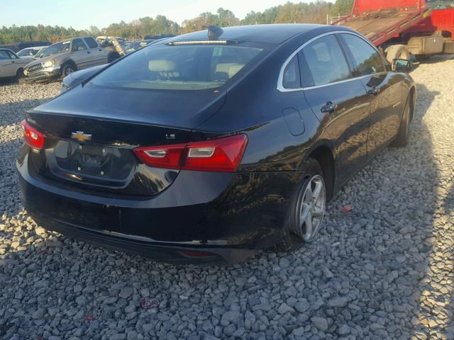 1G1ZB5ST5GF354313 - 2016 CHEVROLET MALIBU LS შავი ფოტო 4