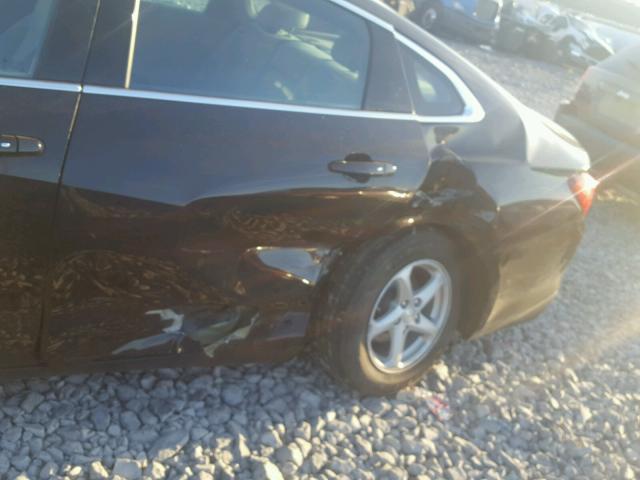 1G1ZB5ST5GF354313 - 2016 CHEVROLET MALIBU LS შავი ფოტო 9