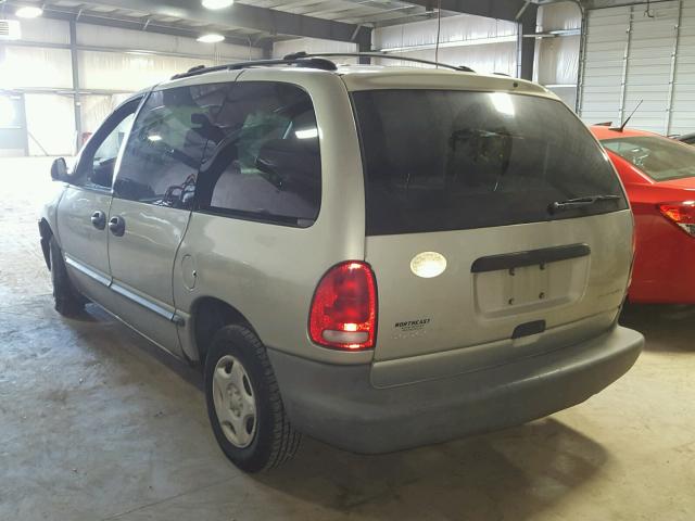 2B4FP2535XR134259 - 1999 DODGE CARAVAN SILVER photo 3