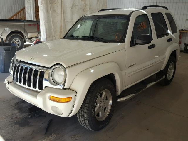 1J4GK58K74W157338 - 2004 JEEP LIBERTY LI WHITE photo 2