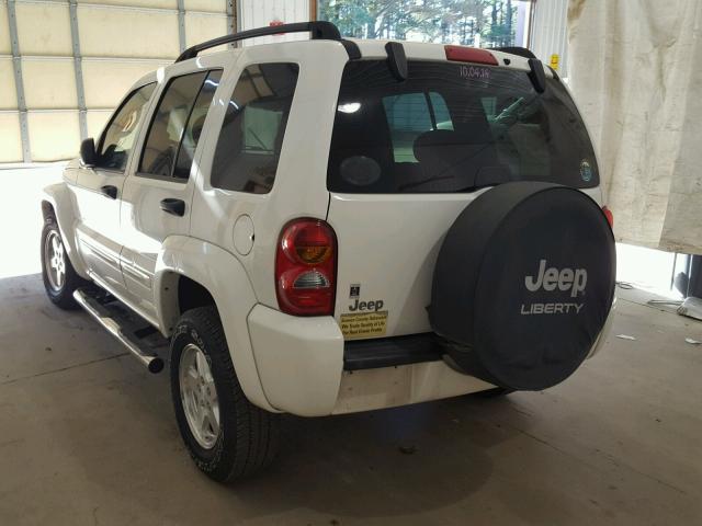 1J4GK58K74W157338 - 2004 JEEP LIBERTY LI WHITE photo 3