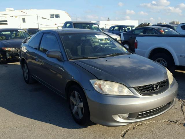 1HGEM22965L052189 - 2005 HONDA CIVIC EX GRAY photo 1