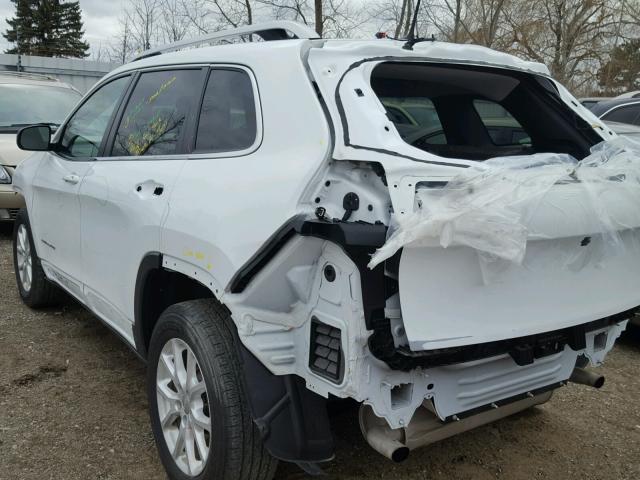 1C4PJMCS9GW154312 - 2016 JEEP CHEROKEE L WHITE photo 3