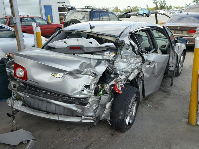 1G1ZH57B98F176759 - 2008 CHEVROLET MALIBU 1LT 银色 照片 4
