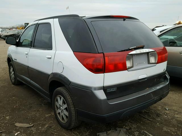 3G5DA03E82S595186 - 2002 BUICK RENDEZVOUS WHITE photo 3