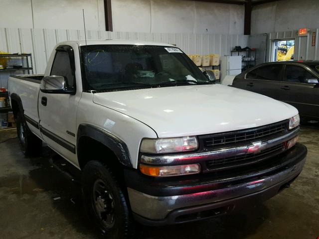 1GCGK24U9YE112344 - 2000 CHEVROLET SILVERADO WHITE photo 1