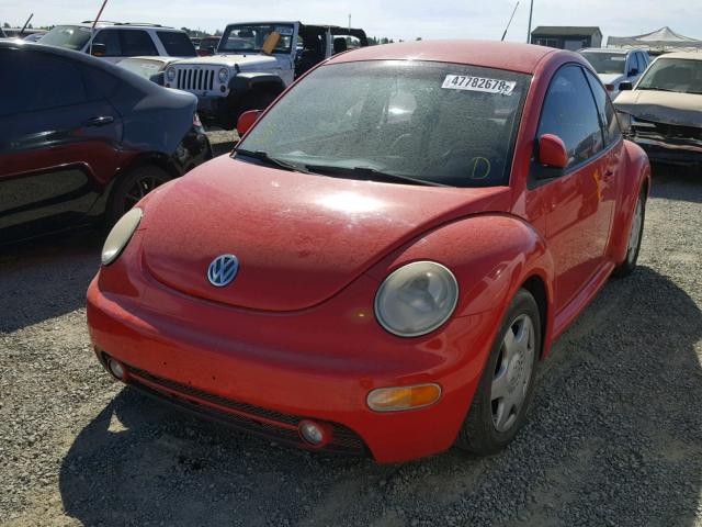 3VWBB61C0WM049622 - 1998 VOLKSWAGEN NEW BEETLE Qırmızı foto 2