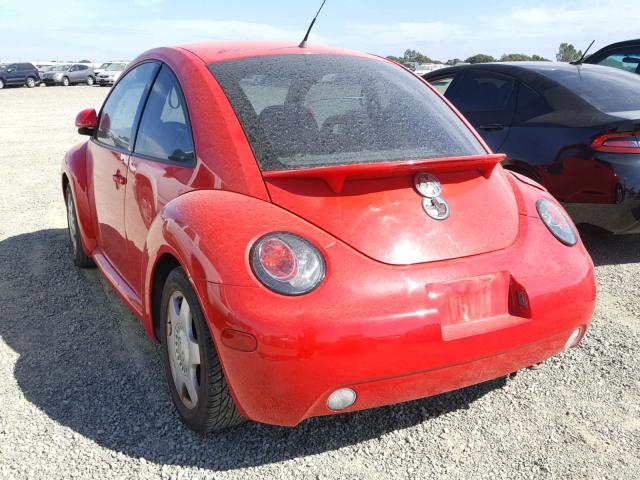 3VWBB61C0WM049622 - 1998 VOLKSWAGEN NEW BEETLE Qırmızı foto 3