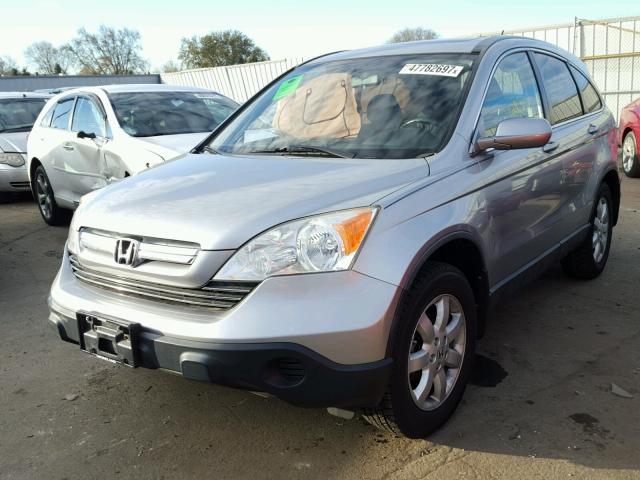 JHLRE38707C051537 - 2007 HONDA CR-V EXL SILVER photo 2