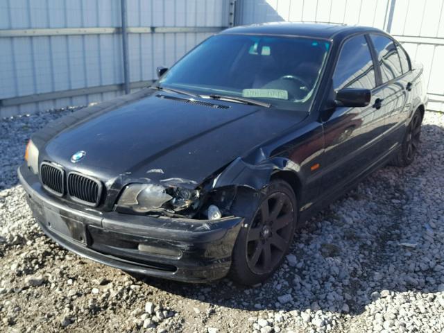 WBAAV33401FU98251 - 2001 BMW 325 I BLACK photo 2