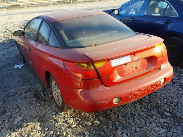 1G8ZP128X1Z337908 - 2001 SATURN SC1 RED photo 3