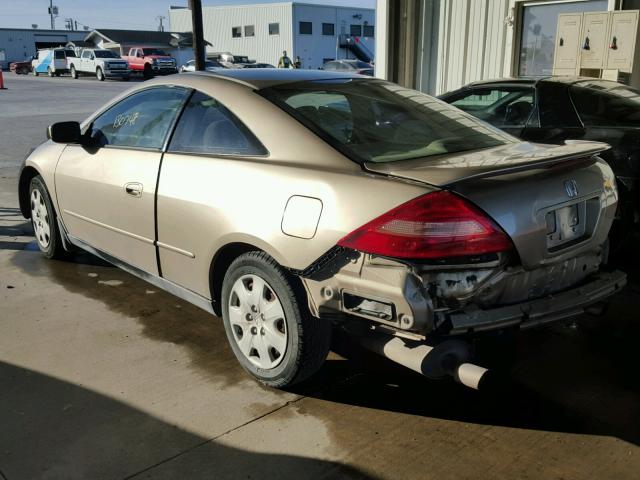 1HGCM82204A008146 - 2004 HONDA ACCORD LX GOLD photo 3