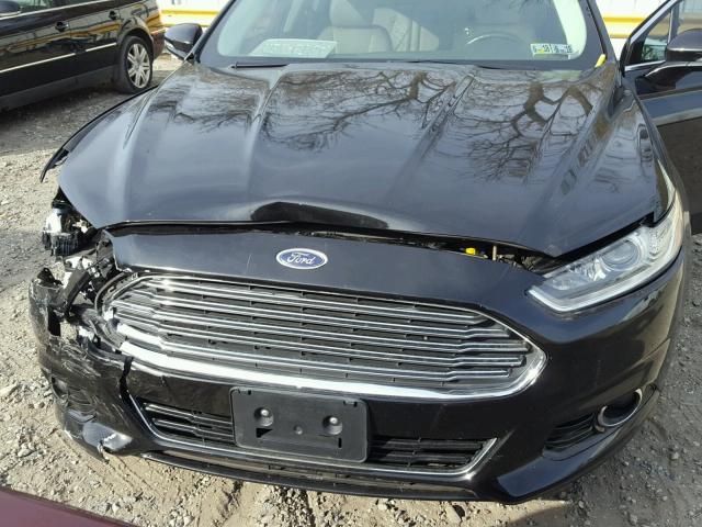 3FA6P0K95ER260358 - 2014 FORD FUSION TIT BLACK photo 7