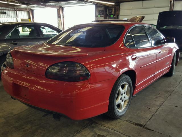 1G2WP5219VF204247 - 1997 PONTIAC GRAND PRIX RED photo 4