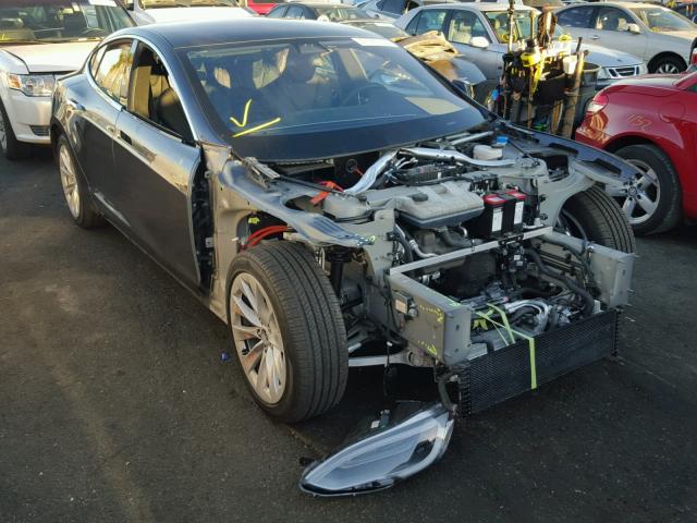 5YJSA1E21HF192290 - 2017 TESLA MODEL S GRAY photo 1