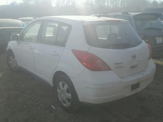 3N1BC13E77L381648 - 2007 NISSAN VERSA S WHITE photo 3