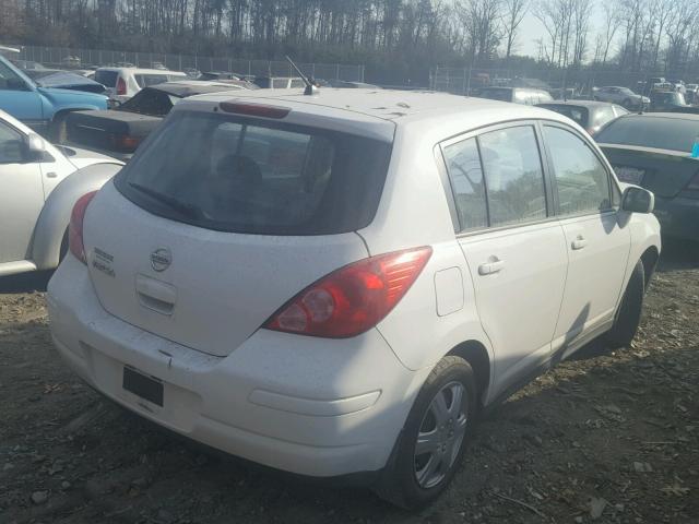 3N1BC13E77L381648 - 2007 NISSAN VERSA S WHITE photo 4