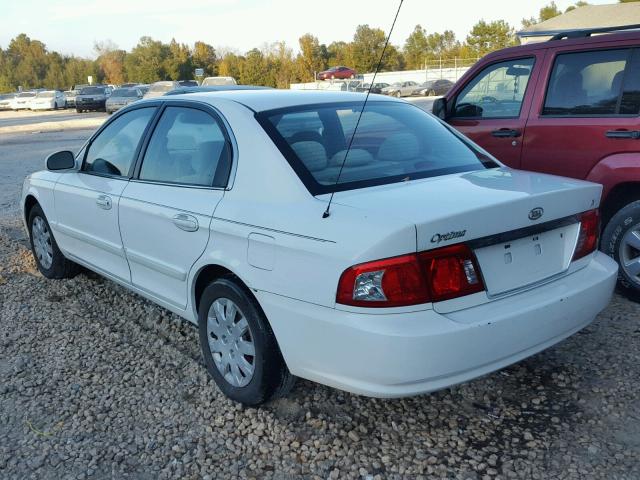 KNAGD126965449728 - 2006 KIA OPTIMA LX WHITE photo 3