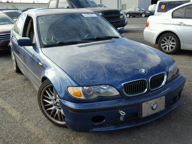 WBAEV53443KM31076 - 2003 BMW 330 I BLUE photo 1