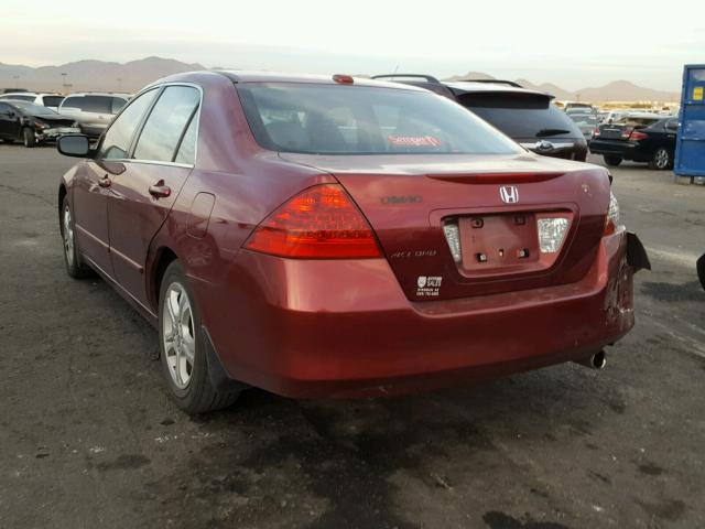 1HGCM56806A068475 - 2006 HONDA ACCORD EX RED photo 3