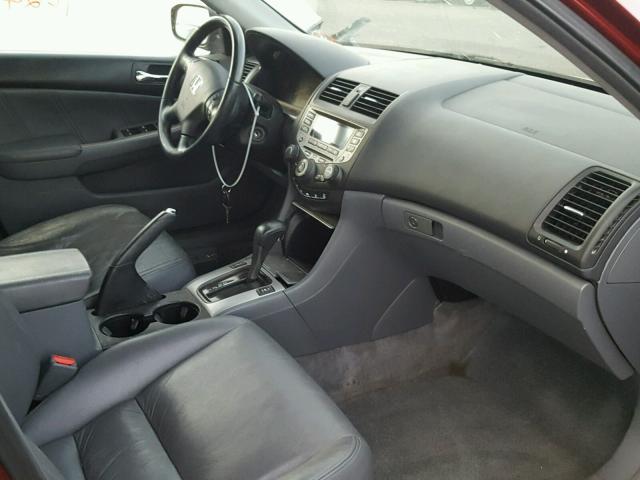 1HGCM56806A068475 - 2006 HONDA ACCORD EX RED photo 5