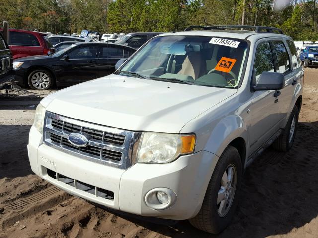 1FMCU03148KD66903 - 2008 FORD ESCAPE XLT BEIGE photo 2