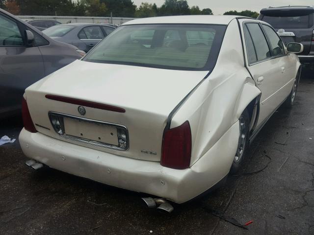 1G6KE57Y4YU171084 - 2000 CADILLAC DEVILLE DH WHITE photo 4