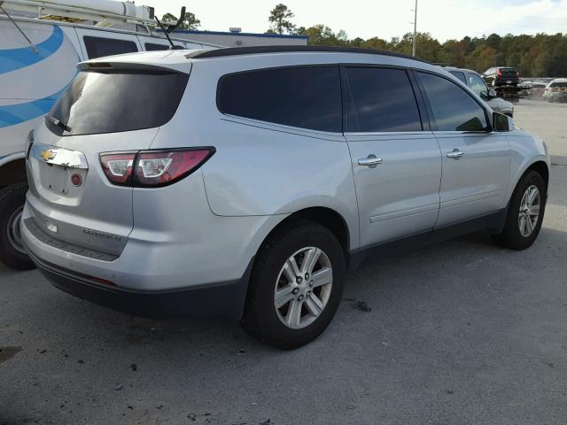 1GNKRHKD3EJ140212 - 2014 CHEVROLET TRAVERSE L SILVER photo 4