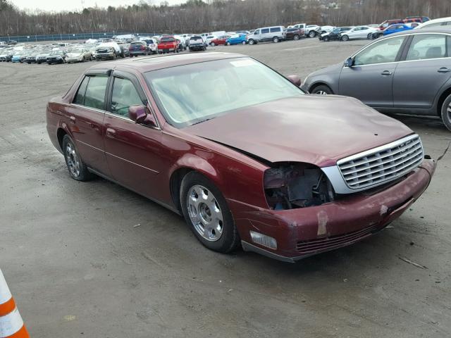 1G6KD54Y22U267598 - 2002 CADILLAC DEVILLE BURGUNDY photo 1